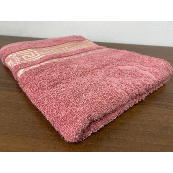 Фото - Рушник для обличчя GM Textile махровий теракот Цезар 50х90
