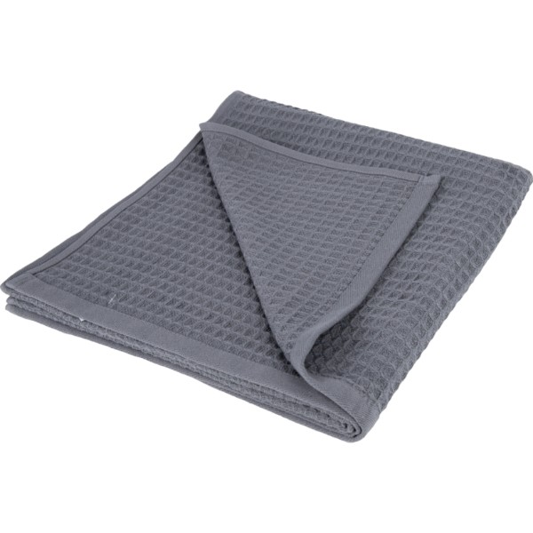 Фото - Полотенце для лица GM Textile вафельное серое 50х90, 280 г/м2