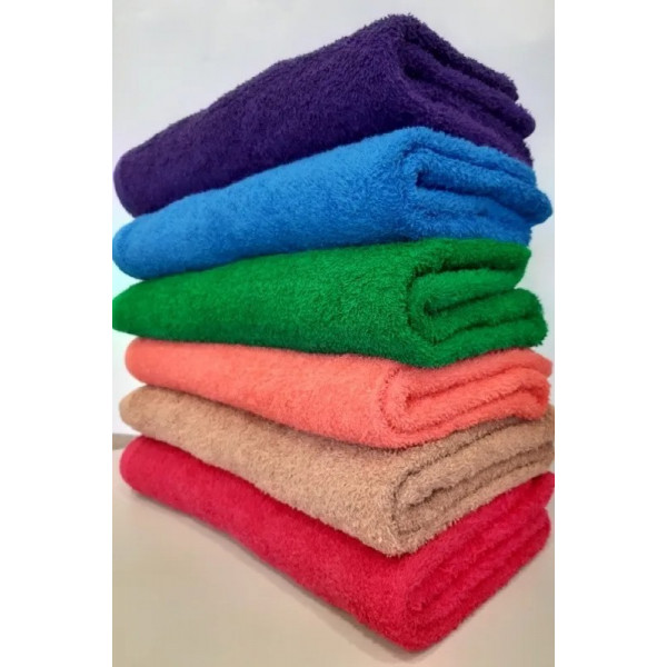Фото - Рушник банний GM Textile махровий фіолетовий 70x140