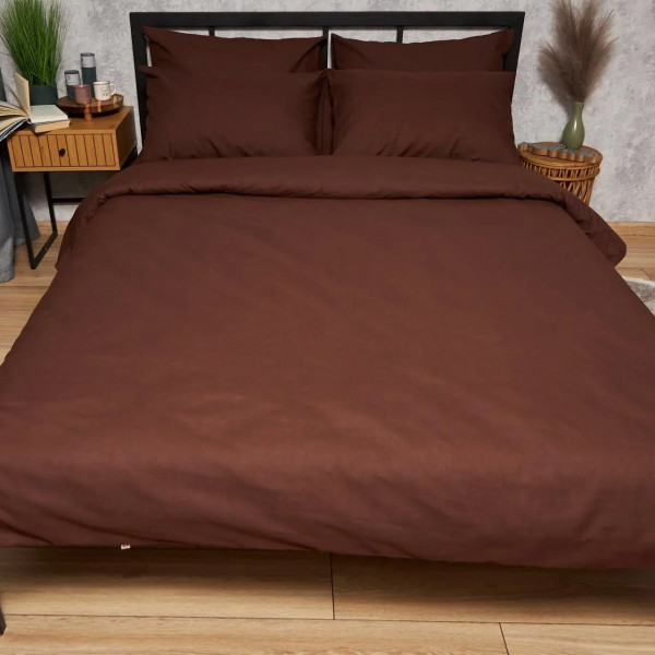 Фото - Комплект постільної білизни Moon&Star Бязь Gold Люкс Chocolate Dream 200х220 нав. 2х40х60 (MS-820008935)