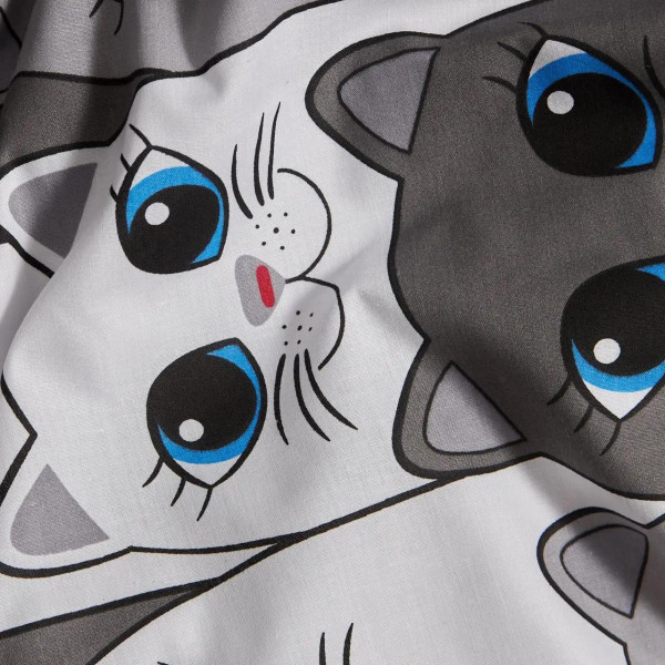 Фото - Комплект постільної білизни Moon&Star Бязь Gold Люкс Furry Friends 200х220 нав. 2х40х60 (MS-820009250)