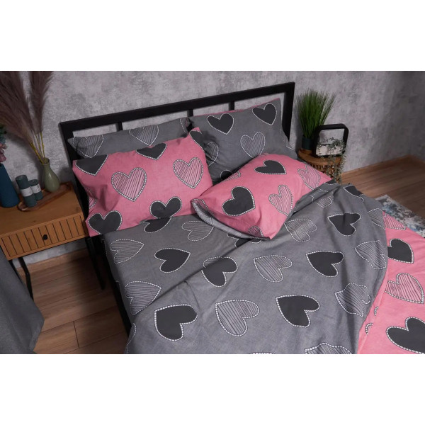 Фото - Комплект постельного белья Moon&Star Бязь Gold Люкс Love 143х210х2 (MS-820002778)