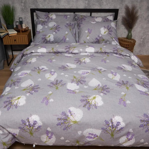 Фото - Комплект постільної білизни Moon&Star Бязь Gold Люкс Provence Dreams 143х210 см нав. 4х70х70 (MS-820009644)