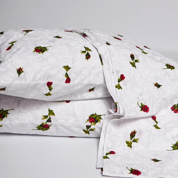 Фото - Комплект постільної білизни Moon&Star Бязь Gold Люкс Romantic Rose 143х210 см нав. 4х70х70 (MS-820009679)