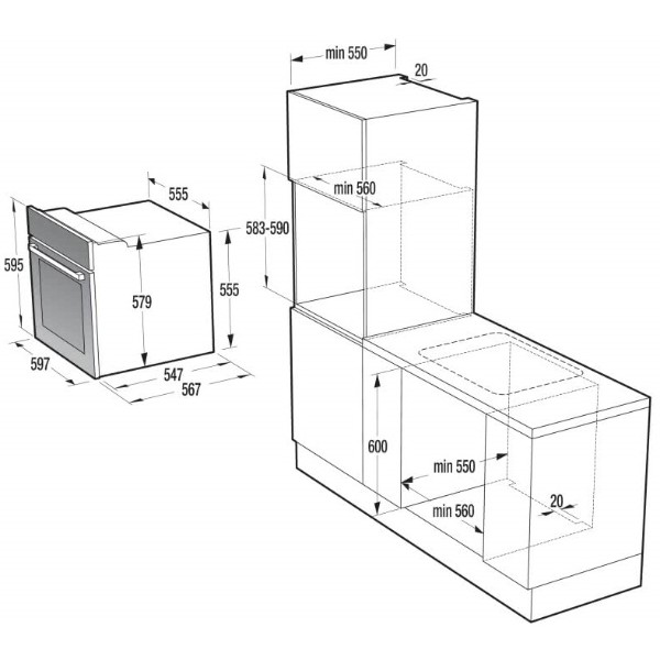 Фото - Духовой шкаф Gorenje BO 53 CLI