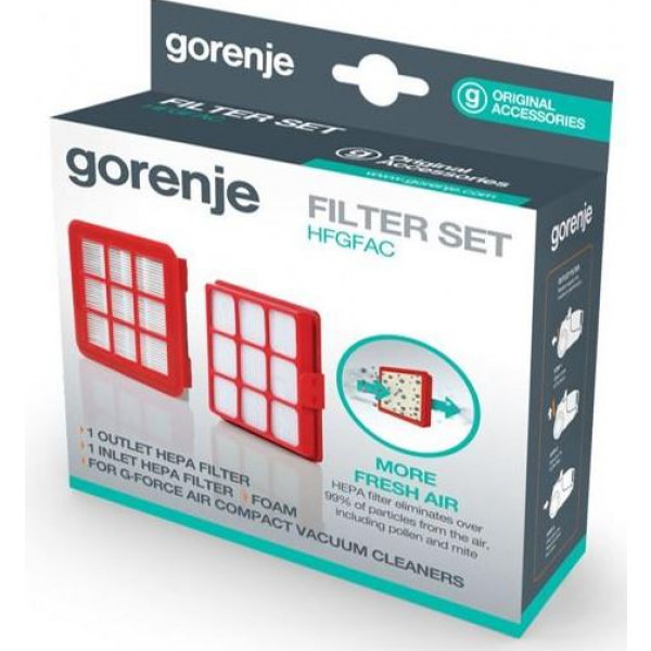 Фото - Фильтр для пылесоса Gorenje HFGFAC для серии G-Force Air Compact (732742)