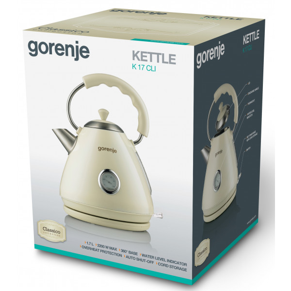 Фото - Электрический чайник Gorenje K 17 CLI