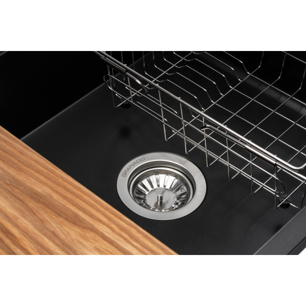 Фото - Мойка кухонная+смеситель GRANADO Basic Estella black shine