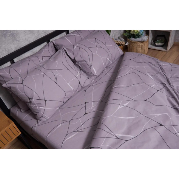 Фото - Пододеяльник двуспальный евро Moon&Star Бязь Gold Люкс Graphite 200x220 см (MS-870000273)