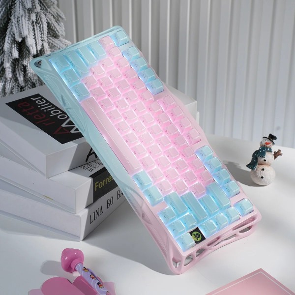 Фото - Клавиатура беспроводная игровая GravaStar Mercury K1 Lite Lumen Rose (GSK1LITE_PM_PNK)
