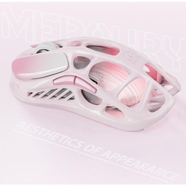 Фото - Мышь беспроводная игровая GravaStar Mercury M1 Pro Sakura Pink (GRAVASTARM1PRO_PNK)