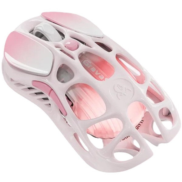 Фото - Мышь беспроводная игровая GravaStar Mercury M1 Pro Sakura Pink (GRAVASTARM1PRO_PNK)