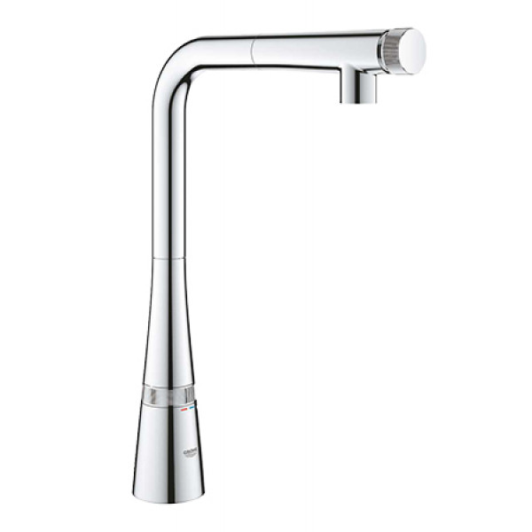 Фото - Кухонний змішувач Grohe Scala Smctr Ohm L Pull Хром (30442000)