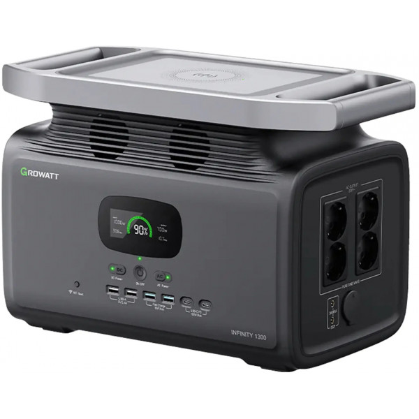 Фото - Зарядна станція універсальна Growatt Infinity 1300 1800W 1382Wh (PPSL00.0000500LS0)