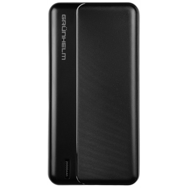 Фото - Батарея мобильная Grunhelm 20.000 mAh Black (GP-20B)