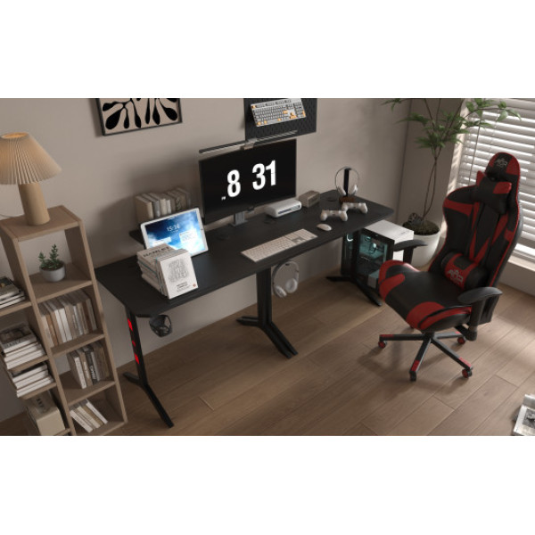 Фото - Стіл комп'ютерний GT Racer T-1247 Black