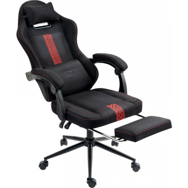 Фото - Крісло для геймерів GT Racer X-2331 Fabric Black/Red
