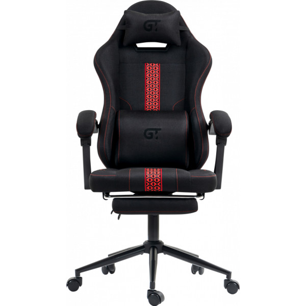 Фото - Крісло для геймерів GT Racer X-2331 Fabric Black/Red