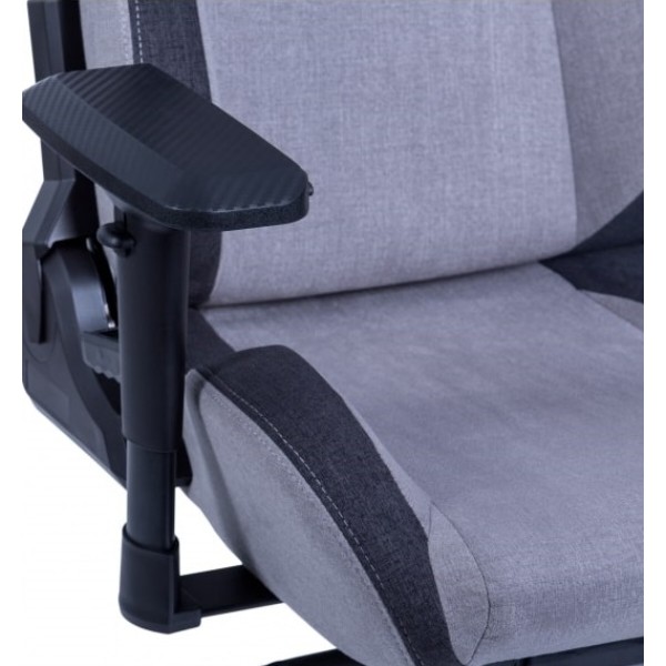 Фото - Кресло для геймеров GT Racer X-8005 Light Gray/Black Suede