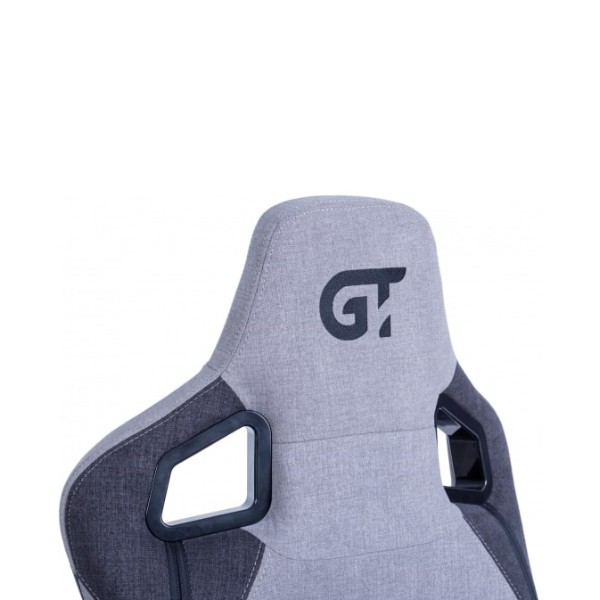 Фото - Кресло для геймеров GT Racer X-8005 Light Gray/Black Suede