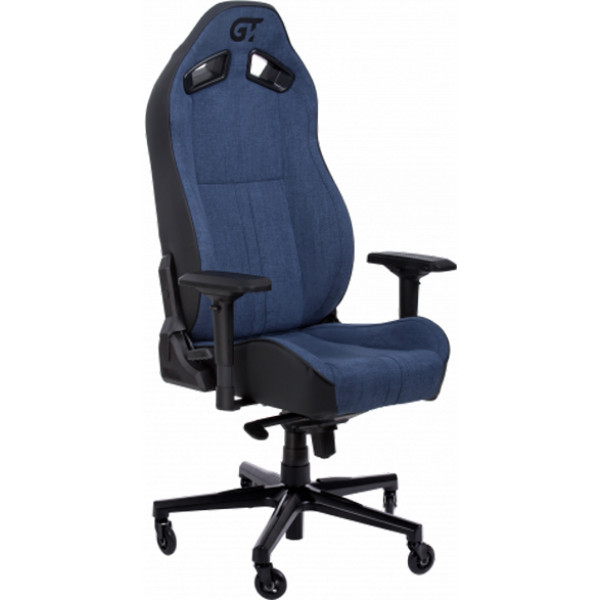 Фото - Крісло для геймерів GT Racer X-8009 Fabric Dark Blue/Black