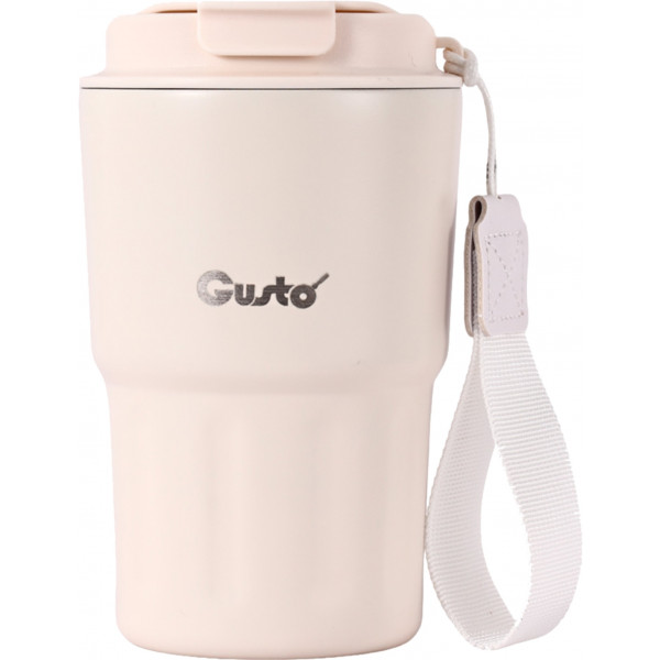 Фото - Термочашка Gusto GT123 Перерва на каву біла 350 мл Фото - Термочашка Gusto GT123 Перерва на каву біла 350 мл