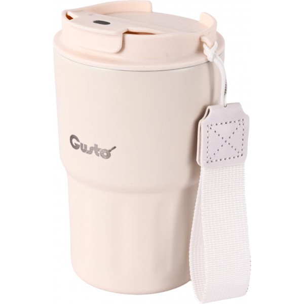 Фото - Термочашка Gusto GT123 Перерва на каву біла 350 мл