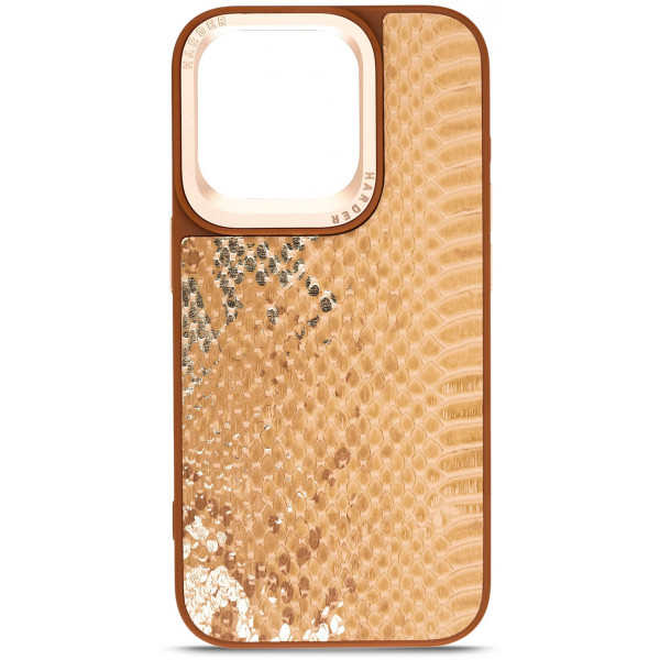 Фото - Чохол для смартфону Harder Snake Pattern for Apple iPhone 14 Pro Beige (ARM76806) Фото - Чохол для смартфону Harder Snake Pattern for Apple iPhone 14 Pro Beige (ARM76806)