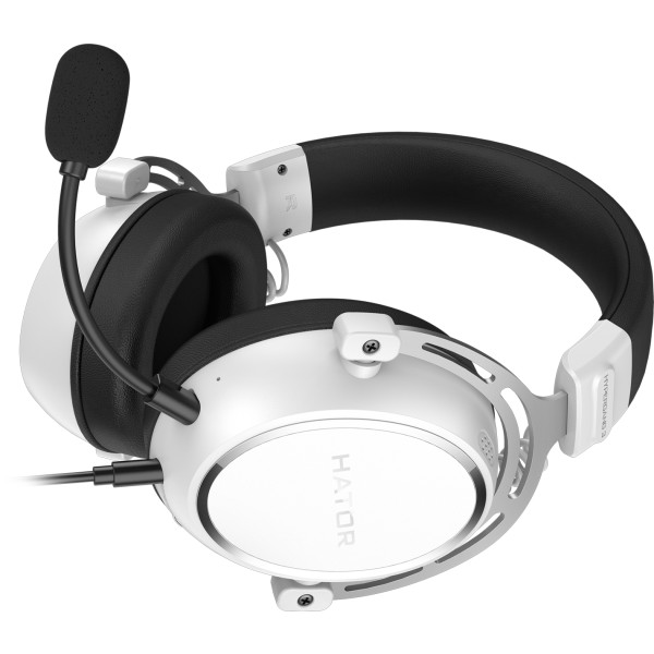 Фото - Гарнитура проводная игровая Hator HYPERGANG 3 Hi-Res White ((ESH06)