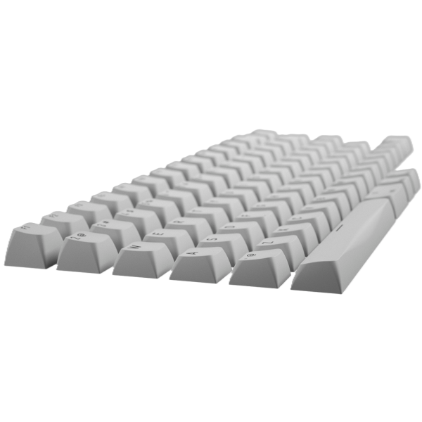 Фото - Дополнительные сменные клавиши для клавиатуры Hator OMA profile PBT keycap set white (HTS511)