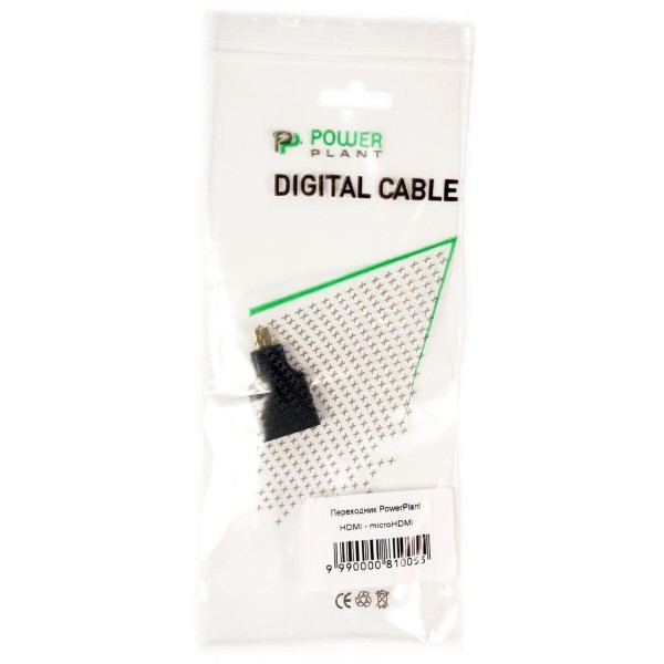 Фото - Переходник HDMI PowerPlant HDMI to microHDMI (KD00AS1298)