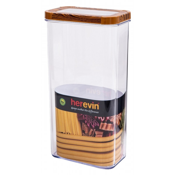 Фото - Ємність для зберігання Herevin WOOD Transparent Lid 3 л (161209-003)