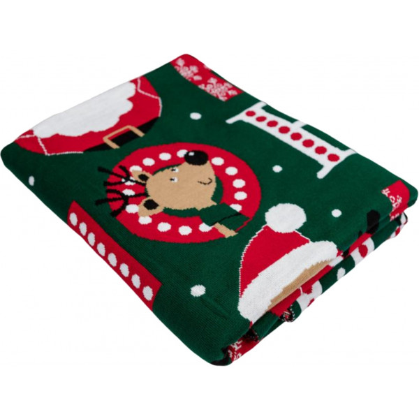 Фото - Плед полуторний Прованс в'язаний Ho-Ho-Ho 130х170 см (034485)