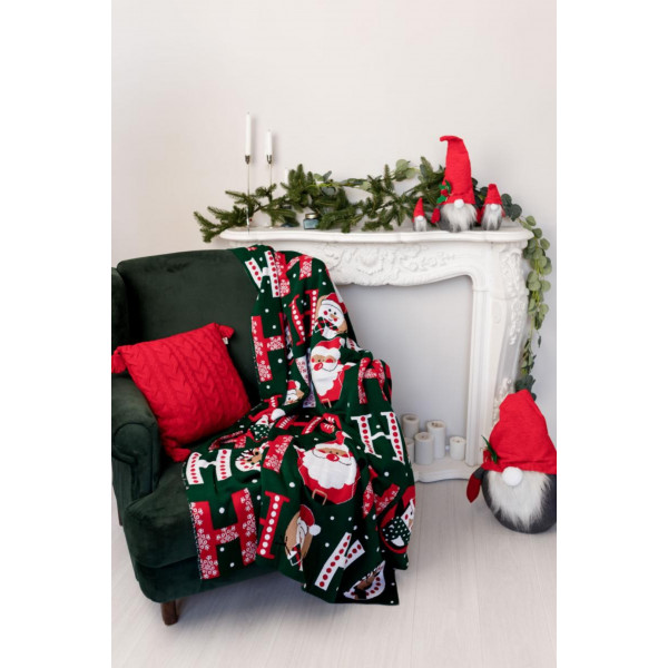 Фото - Плед полуторний Прованс в'язаний Ho-Ho-Ho 130х170 см (034485)