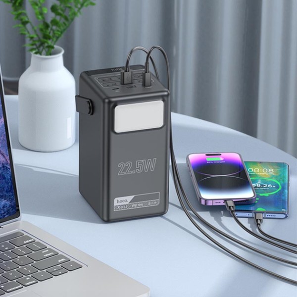 Фото - Уцінка - Батарея мобільна HOCO DB03 Endure 22.5W 100 000mAh Black