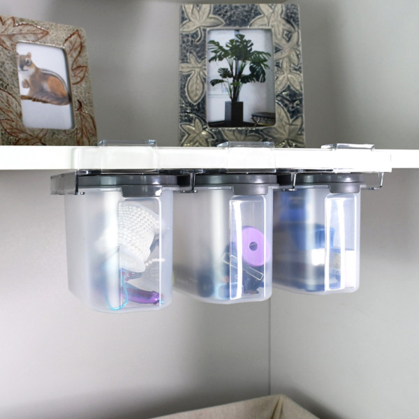 Фото - Ємність для зберігання Homax з кришкою для зберігання під полицею, 3 шт. 29.7х18.8х14 см (BR-13)