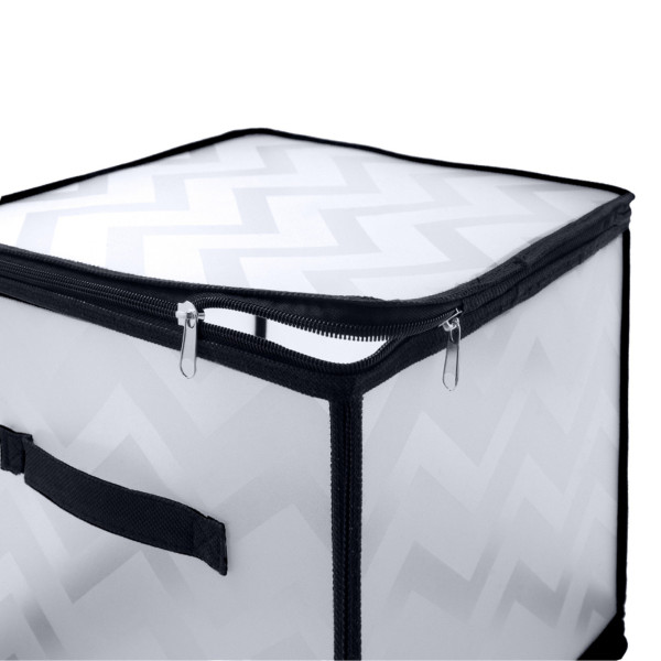 Фото - Короб для зберігання Homax складаний на блискавці Zigzag 30x30x30 см (ZSH23XL)