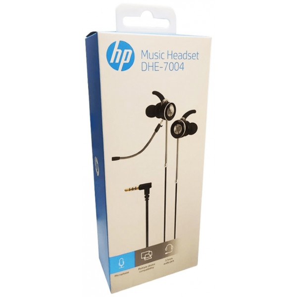 Фото - Навушники вкладиші дротові HP DHE-7004 Black