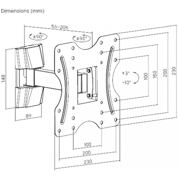 Фото - Кріплення для телевізора UniBracket BZ27-21