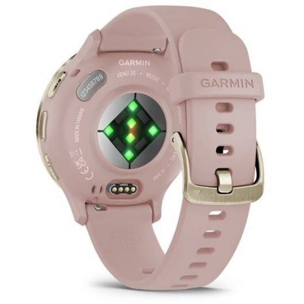 Фото - Смарт-годинник Garmin Venu 3S Dust Rose+Soft Gold (010-02785-03)
