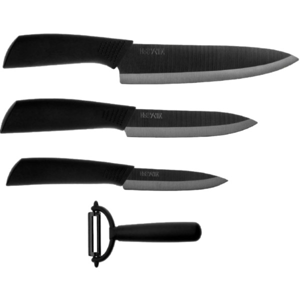 Фото - Набір ножів HuoHou Ceramic Kitchen Knife Set 4 пр. (HU0010)