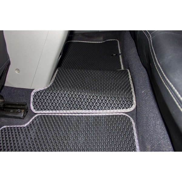 Фото - Коврики ворсовые в салон авто EVAtech Standard для Hyundai Sonata (LF) Hybrid 2014-2019 7 поколение Sedan USA черный кант HY43551CVB5KH3VEB