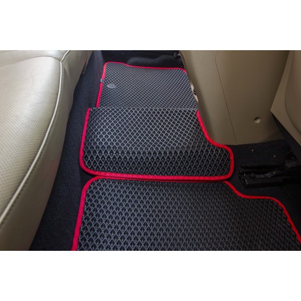Фото - Коврики ворсовые в салон авто EVAtech Standard для Hyundai Sonata (LF) Hybrid 2014-2019 7 поколение Sedan USA черный кант HY43551CVB5KH3VEB