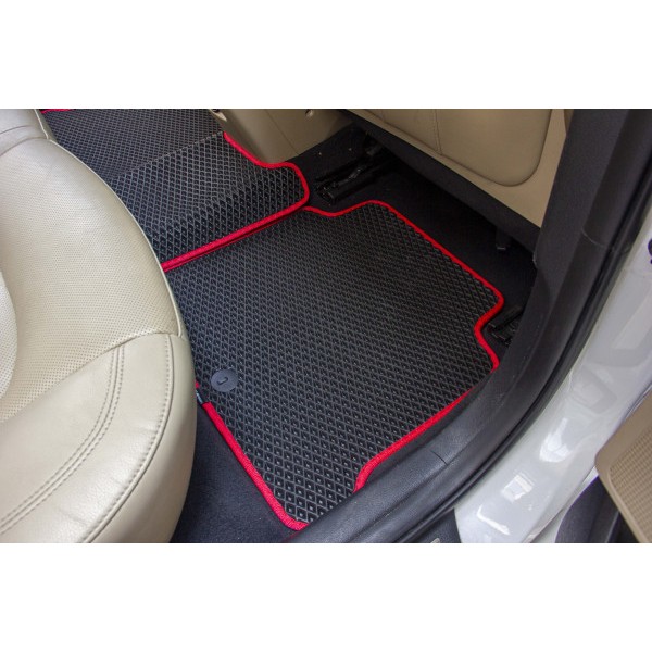 Фото - Коврики ворсовые в салон авто EVAtech Standard для Hyundai Sonata (LF) Hybrid 2014-2019 7 поколение Sedan USA черный кант HY43551CVK5KH5VEB