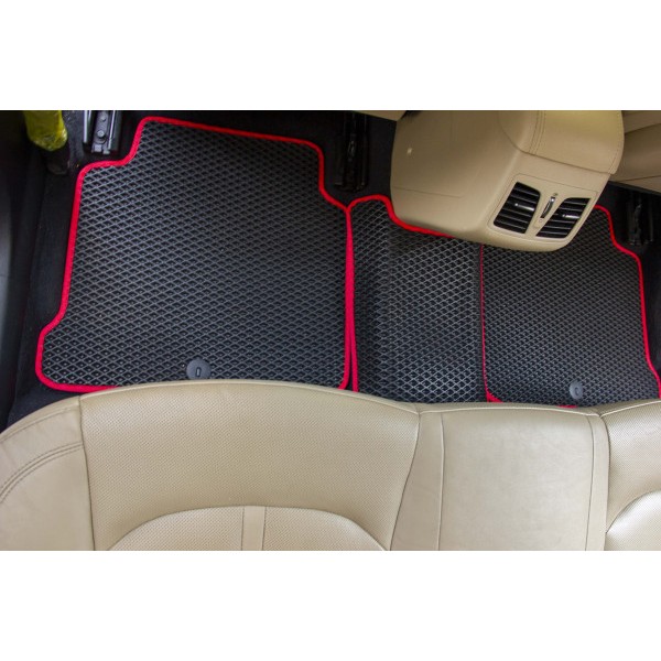 Фото - Коврики ворсовые в салон авто EVAtech Standard для Hyundai Sonata (LF) Hybrid 2014-2019 7 поколение Sedan USA черный кант HY43551CVK5KH5VEB
