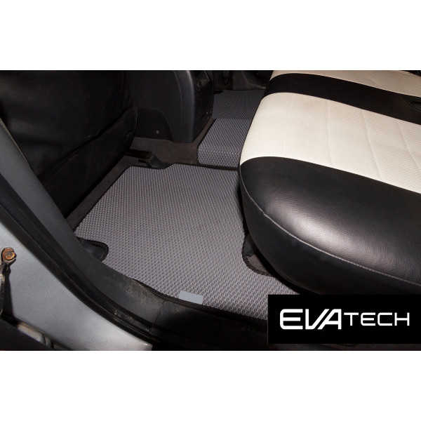 Фото - Килимки ворсові в салон авто EVAtech Standard для Hyundai Santa FE (CM) 5 seats 2006-2010 2 покоління SUV Korea чорний кант HY33308CVB5KD2VEB