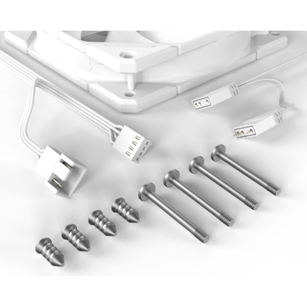 Фото - Корпусный вентилятор ID-Cooling TF-12025-Pro ARGB Reverse White