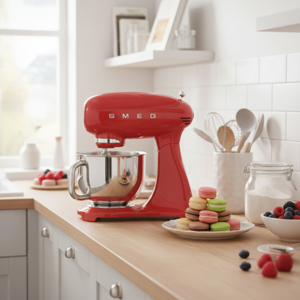 Фото - Кухонна машина Smeg SMF03RDEU