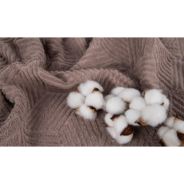 Фото - Рушник банний GM Textile Уельс шоколадний махровий 70х140