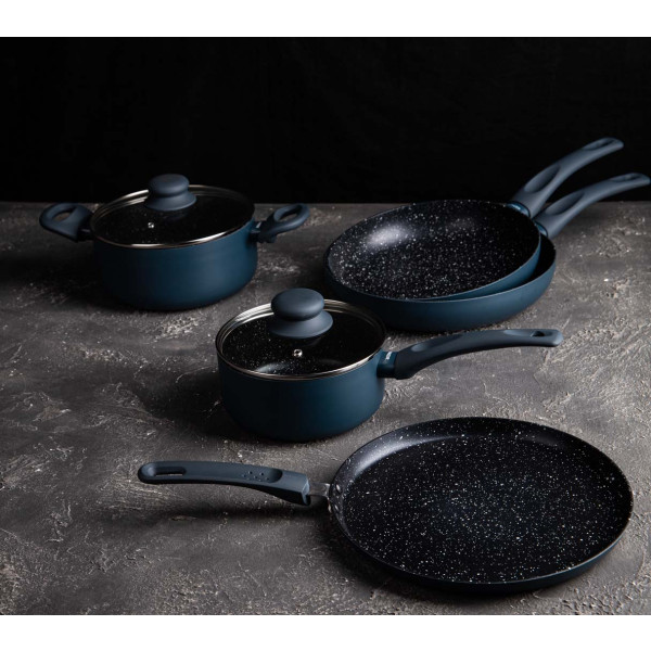 Фото - Сковорода универсальная Vinzer Stone Induction Line 24 см (50440)